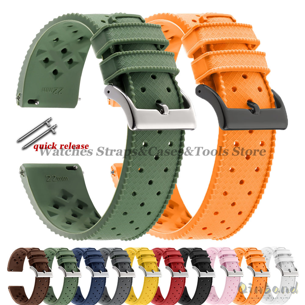 Fossil Smartwatch Accessories - Pulseira de relógio de silicone tropical