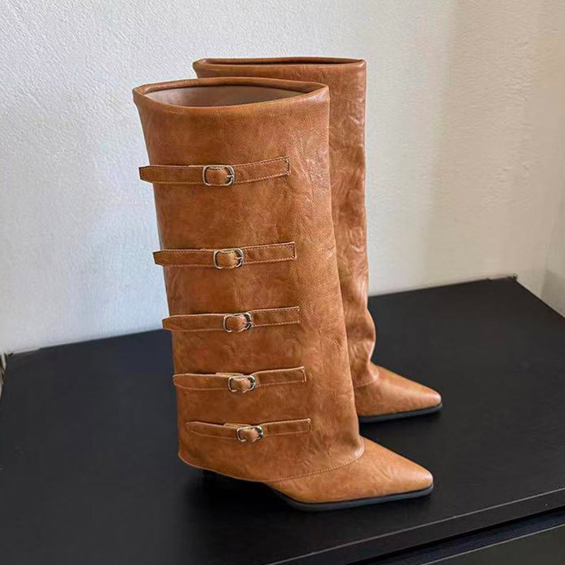 Novas Botas de Bico Fino para  - Leather Classic Strap avaliação e preço