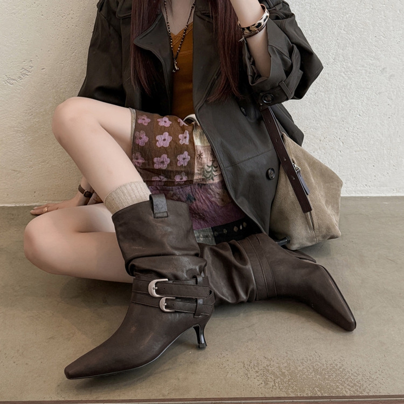 NOVAS Botas Femininas de Outon - Leather Classic Strap avaliação e preço